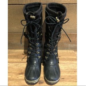 Sorel Tall Waterproof Winter Boot (Black)